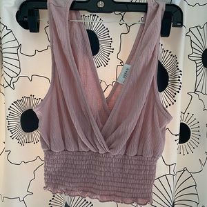 URBAN OUTFITTERS Pink Going Out Top Small